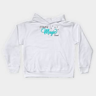 Blue ATOM Logo Kids Hoodie